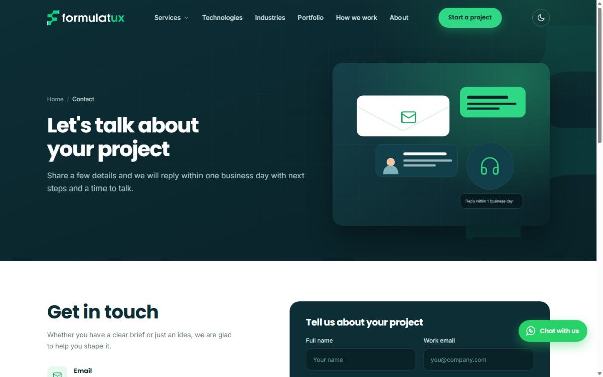 formulatux: Contact