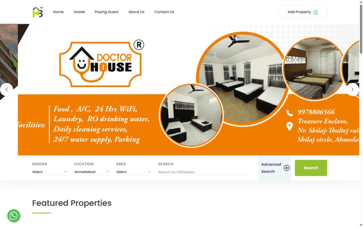 Hostel Basera: Home & search